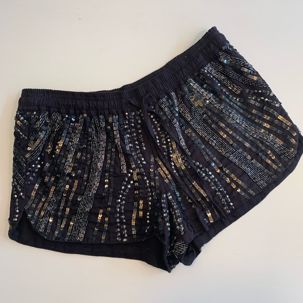Dress up embellished shorts